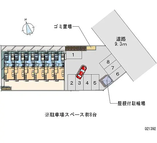 ★手数料０円★弘前市金属町　月極駐車場（LP）